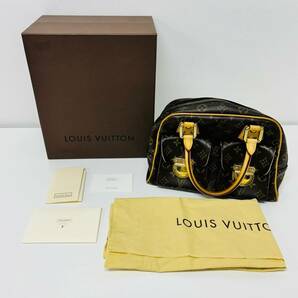 【45】Louis Vuitton ヴィトン モノグラム マンハッタンPM M40026 箱付き 中古品 保管品の画像2