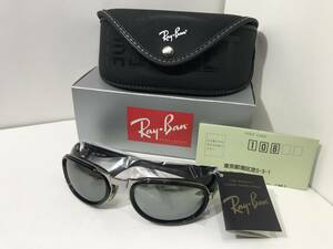 未使用【Ray-Ban】レイバンサングラス スパイナルタップ1【XAYMACA ザイマカ】214765 ブラックスリスタル G-31フルミラー