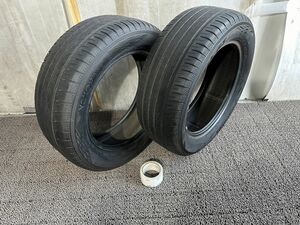 215/55R16 97W 2本 YOKOHAMA BluEarth GT AE51【中古/埼玉より発送】