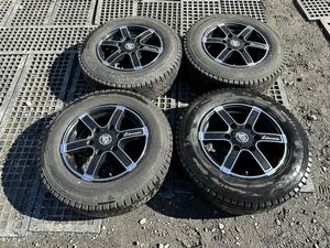 レアマイスター PREMIX ISABEL 15in×6J +44 139.7スタッドレス付 185/75R15 DL WINTER MAXX LT03【中古/キャラバン対応/埼玉より発送】