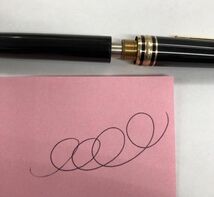 MONTBLANC モンブラン MEISTERSTUCK マイスターシュテュック Pix ツイスト式 ボールペン ブラックxゴールド 筆記確認済_画像10