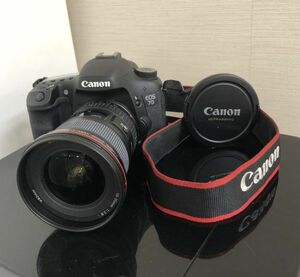 Canon キャノン EOS 7D + ZOOM LENS ULTRASONIC EF 16-35mm 1:2.8 L Ⅱ USM 作動未確認 ジャンク扱い　198792