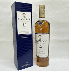 未開栓 MACALLAN 12YEARS OLD HIGHLAND SINGLE MALT SCOTCH WHISKY 700ml 40% マッカラン12年 ダブルカスク スコッチ ウイスキー 197633