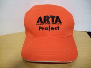 ★激安★即決★未使用★ARTA★AUTOBACS RACING TEAM AGURI Project★鈴木亜久里★オートバックス★キャップ★帽子★オレンジ★送料３００円