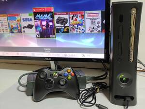 Xbox360 Elite 1TB HDD RGH 付属品付 動作OK 日本語化 (Falcon) [N860]