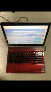 NEC☆LL750/F☆レッド☆Core i7 2670QM☆メモリー8G☆1円スタート☆ジャンク扱い☆