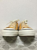 ◆美品 送料込 23.5 コンバース CONVERSE スニーカー 橙 02 0212_画像4