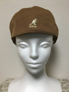 ★美品 送料込★カンゴール KANGOL ハンチング 茶 06 0225