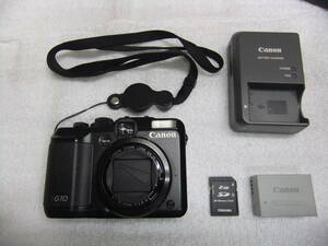 動作品 キャノン Canon PowerShot G10 パワーショット 1470万画素 光学5倍ズーム ストラップ,SD付2GB付