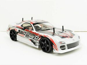  super-discount * has painted final product * full set . Japan nationwide free shipping * turbo with function 2.4GHz 1/10 drift radio controlled car Mazda RX-7 FD3S type white 2