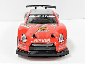 【塗装済み完成品フルセット 最高時速30ｋｍ/ｈ】2.4GHz 1/14 ドリフトラジコン R35 GTR タイプ 黒赤 【激安！日本全国送料無料！】