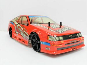  super-discount * has painted final product * full set . Japan nationwide free shipping turbo with function * 2.4GHz 1/10 drift radio controlled car Toyota 86 Levin type red 