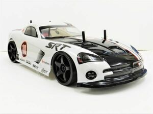  super-discount * has painted final product * full set . Japan nationwide free shipping * turbo with function 2.4GHz 1/10 drift radio controlled car Dodge wiper type white 
