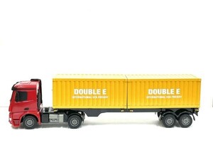  total length 590mm 2.4GHz 1/26 scale large container trailer radio-controller * sea con trailer radio-controller [ Mercedes Benz official license model ]