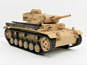 【赤外線バトルシステム付 対戦可能 塗装済み完成品】Heng Long Ver.7.0 2.4GHz 1/16ドイツ陸軍 III号 H型 German PanzerIII-H 3849-1