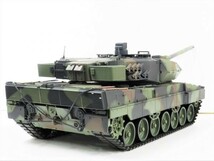 【塗装済み完成品 赤外線バトルシステム付 対戦可能】 HengLong Ver.7.0 2.4GHz 1/16 戦車ラジコン ドイツ レオパルト2 A6 3889-1_画像2