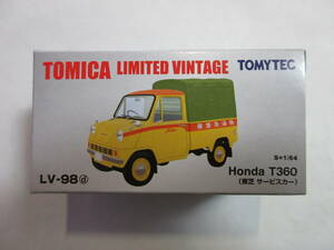 1/64 トミカ リミテッド ヴィンテージ　LV-98d　Honda T360 （東芝サービスカー）