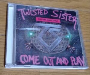 トゥイステッドシスター　twisted sister 輸入盤　come out and play