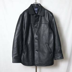 90s オールドギャップ レザーカーコート GAP leather 90年代 M メンズ ジャケット 革ジャン Schott コート ショット LONDON Paul Smith