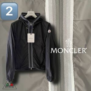 サイズ2 Moncler Anton Blackモンクレール ライトジャケットの画像1