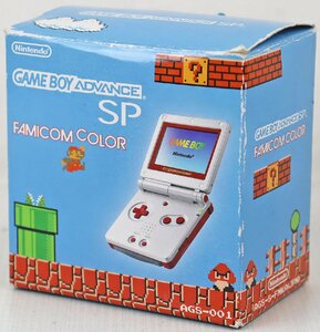 S◎中古品◎携帯ゲーム機『ゲームボーイアドバンスSP ファミコンカラー』 AGS-S-FMKA Nintendo/任天堂 2004年2月14日発売 箱付き