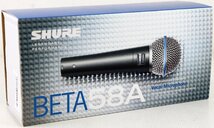 S♪中古品♪ボーカル用マイク 『BETA 58A-X VOCAL MICROPHONE』 SHURE/シュア ダイナミック・マイクロホン ※外箱・ポーチ・説明書等あり_画像1