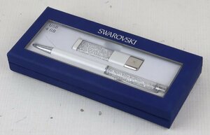 P★中古品★『クリスタライン ボールペン & USBメモリ(4GB) セット ホワイト』 SWAROVSKI/スワロフスキー 購入時期:2013年