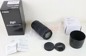 S◇中古品◇交換レンズ RF 100-400mm F/5.6-8 IS USM キャノン/Canon LENS FOOD ET-74B付属 箱・取扱説明書・前後キャップつき