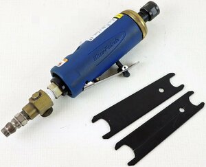 S◇ジャンク品◇工具/エアツール エアグラインダー AT115M ブルーポイント/Blue-Point 1/4インチ DIE Grinder 22000RPM スパナ2本つき