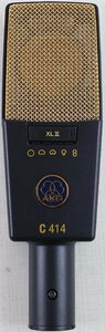 S◇中古品◇コンデンサーマイク C414XLII AKG/アーカーゲー /HARMAN REFERENCE MULTI-PATTERN CONDENSER MICROPHONE ケースつき