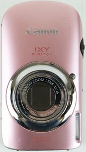 S◇ジャンク品◇コンパクトデジタルカメラ IXY/イクシ DIGITAL 510IS キャノン/Canon 1210万画素/2.8型 充電器/充電池/ストラップつき