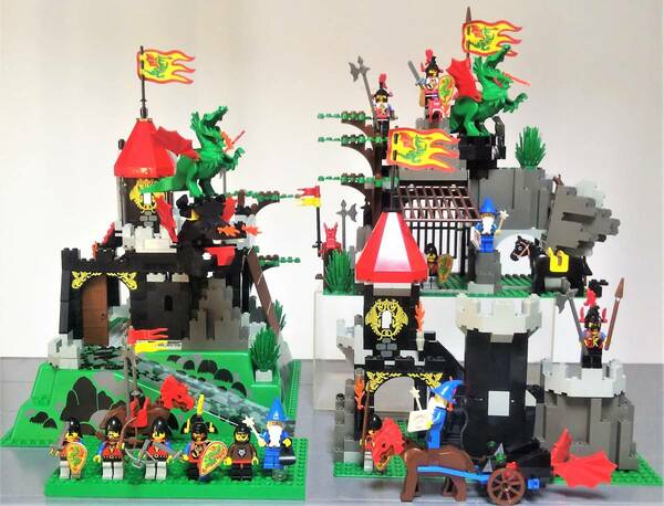 レゴ LEGO 6082 マジックドラゴン城 1906 Majisto's Tower 6076 マジックドラゴンマウンテン ミニフィグ お城シリーズ 