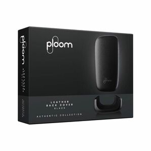 プルームエックス（Ploom X）アドバンスド　レザー・バックカバー高級レザー　＜ブラック＞ 新品未開封　即日発送♪