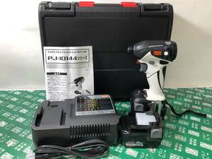 未使用中古品 電動工具 マックス(MAX) 充電式ブラシレスインパクトドライバ PJ-ID144-B2C(W)フルセット ITERT1NB33QM