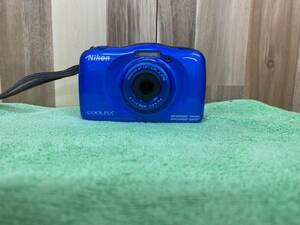 Nikon ニコン COOLPIX W100 ブルー １台 2-7-A