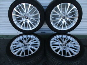 AXVH70 カムリ 純正アルミ 18×8.0J＋50　235/45R18 中古　セット　検　HV WS TOYOTA アルミホイール ENKEI G レザーパッケージ CAMRY 2