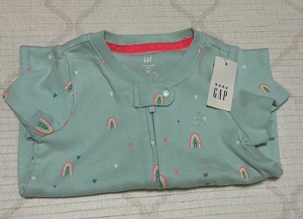 新品 GAP baby 半袖 カバーオール ロンパース