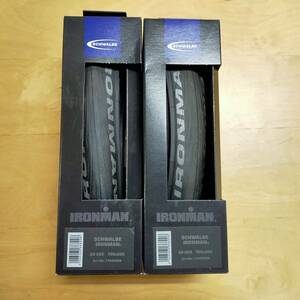 2本セット SCHWALBE IRONMAN 22C　クリンチャー　ブラック　アイアンマン シュワルベ