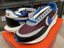 UNDERCOVER sacai Nike LD Waffle Night Maroon/Pale Ivory-Ground Grey-Team Royal 26.5cm DJ4877-600 US8.5_画像2