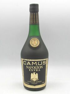 ◆未開栓 CAMUS NAPOLEON EXTRA カミュ ナポレオン エクストラ ラ グランマルキ COGNAC GRANDE MARQUE コニャック 古酒 約740ml 25FLOZ◆