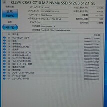 KLEVV M.2 NVMe SSD 512GB 使用12時間(O21015)_画像3
