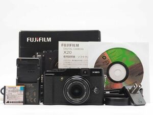 富士フィルム FUJIFILM X Series X20 12.0MP Digital Camera 黒 元箱 [新品同様] #Z654A