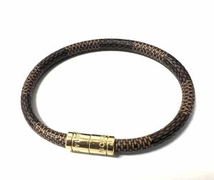 極美品　ルイヴィトン LOUIS VUITTONダミエ ブレスレット バングル アクセサリー 