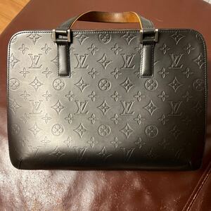 美品 LOUIS VUITTON ルイ ヴィトン マルデン モノグラムマット ビジネスバッグ レザー ノワール ハンドバッグ