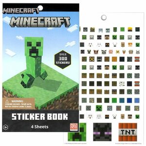 マインクラフト シール 300カット マイクラ ごほうびシール 手帳 スケジュール ステッカー MINCRAFT