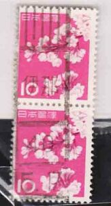 （５４９）日本切手・１０円桜ペアー・伊那４０年