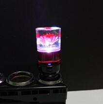 【水中花マニア必見】水中花USBイルミ　7色LED グラデーション　（ショートタイプ）／ デコトラ　限定　レトロ　レア　希少　旧車　☆_画像4