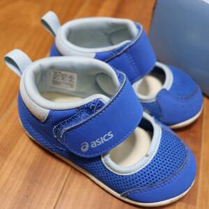 ☆激安 13.5cm【asics】アシックス ベビー キッズ シューズ SUKUSUKU FIRST AMPHIBIAN FIRST ３ BLUE 1144A228-400★★