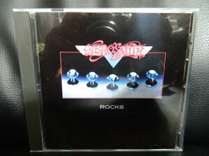 (7)　 AEROSMITH　　　/　ROCKS　 　　日本盤　　　ジャケ、日本語解説 経年汚れあり