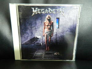 (33)　 MEGADETH　　/　 　COUNTDOWN TO EXTINCTION　　 　日本盤　 　 ジャケ、日本語解説 経年の汚れあり